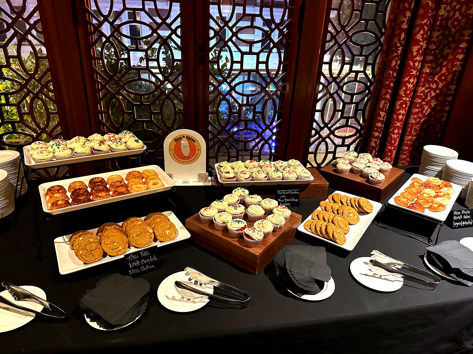 Rice & Shine dessert table at a private event